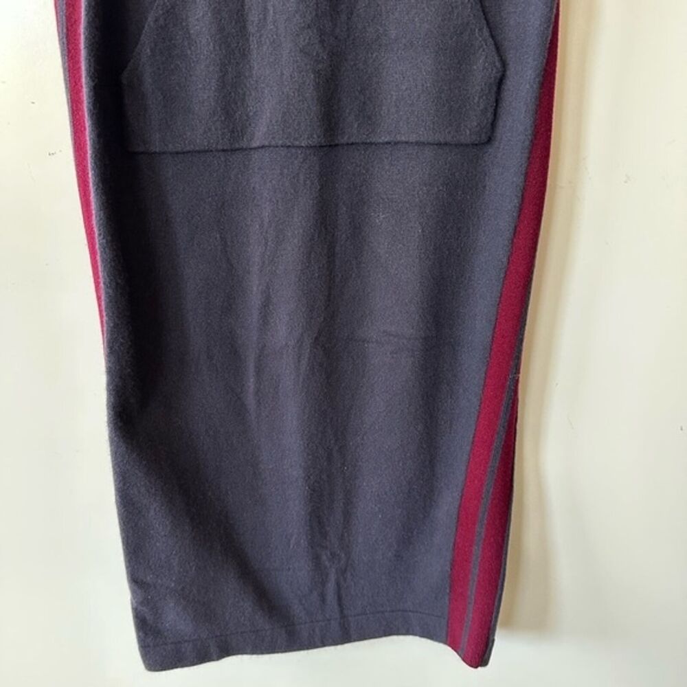 n:Philanthropy Tokyo Navy Blue Stripe Midi Skirt size Small - Picture 4 of 11